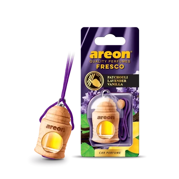 Tinh dầu treo xe ô tô Areon Fresco Patchouli Lavender Vanilla