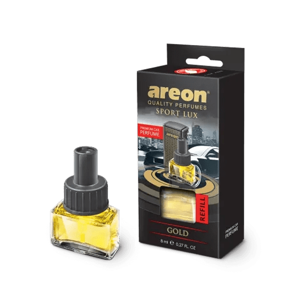 Nước hoa kẹp cửa gió ô tô Areon Gold (Bình thay thế)