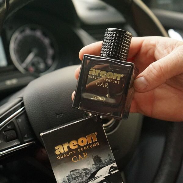 Nước hoa ô tô Areon Car Gold Perfume chai xịt 50ml - Ảnh 3