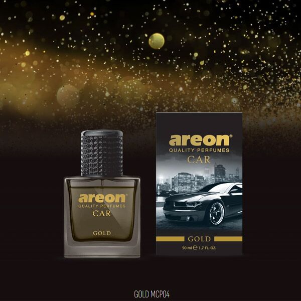 Nước hoa ô tô Areon Car Gold Perfume chai xịt 50ml - Ảnh 4