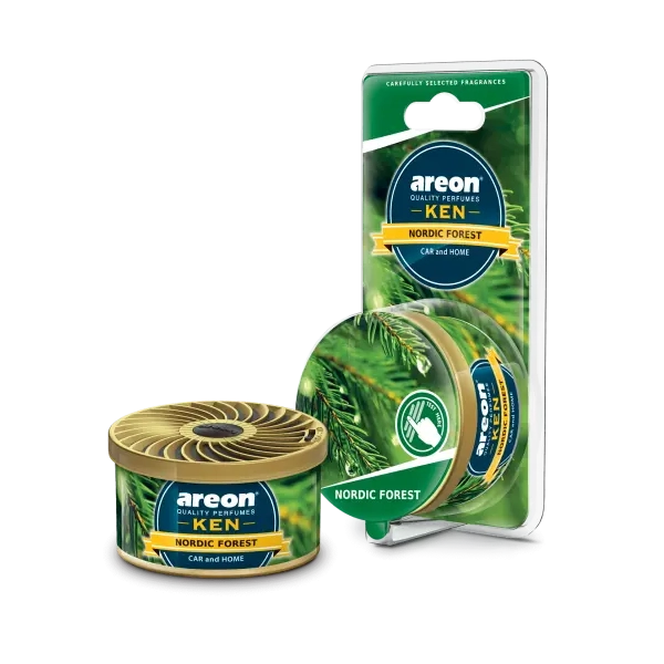 Sáp thơm ô tô Areon Ken Nordic Forest - Hương cây lá kim