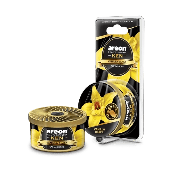 Sáp thơm ô tô Areon Ken Vanilla Black