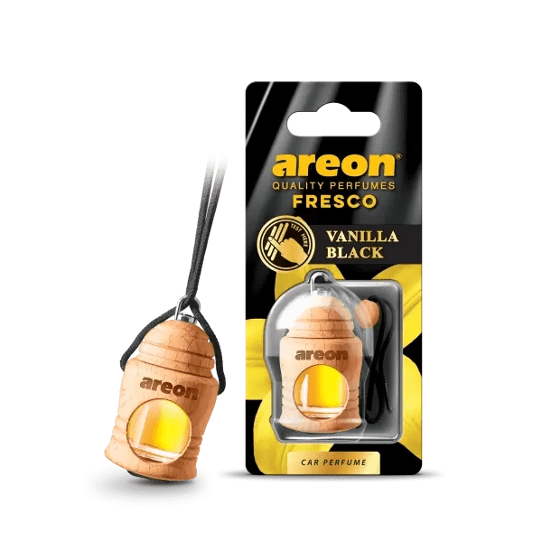 Tinh dầu treo xe ô tô Areon Fresco Vanilla Black